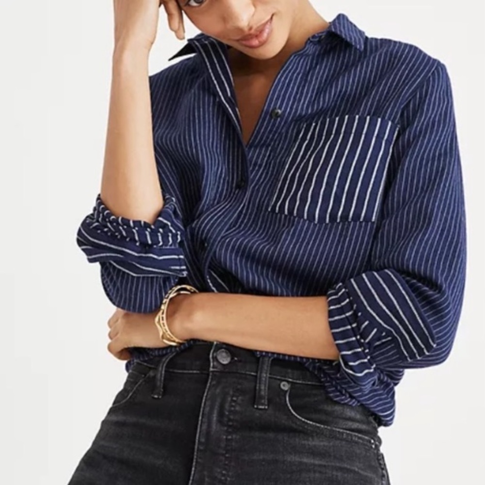 Madewell Cotton ex-boyfriend button down